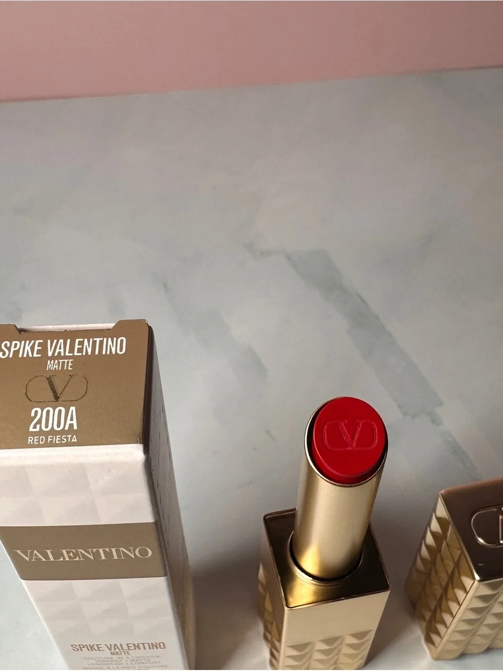 Valentino lipstick in shade RED FIESTA